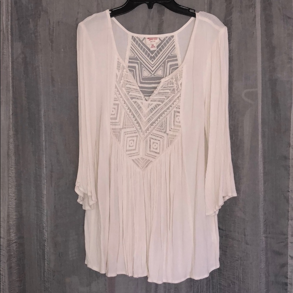 Mossimo Supply Co.(Target) 3/4 sleeve tan top